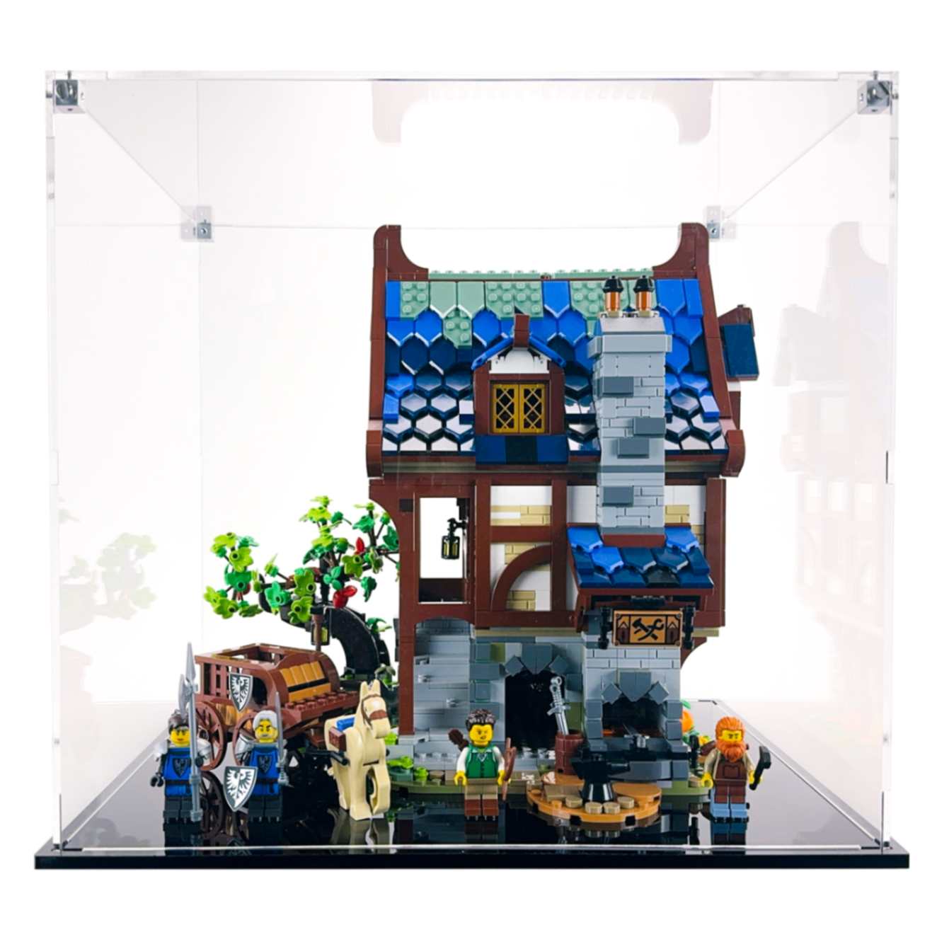 Display Case for LEGO® 21325 Ideas Medieval Blacksmith