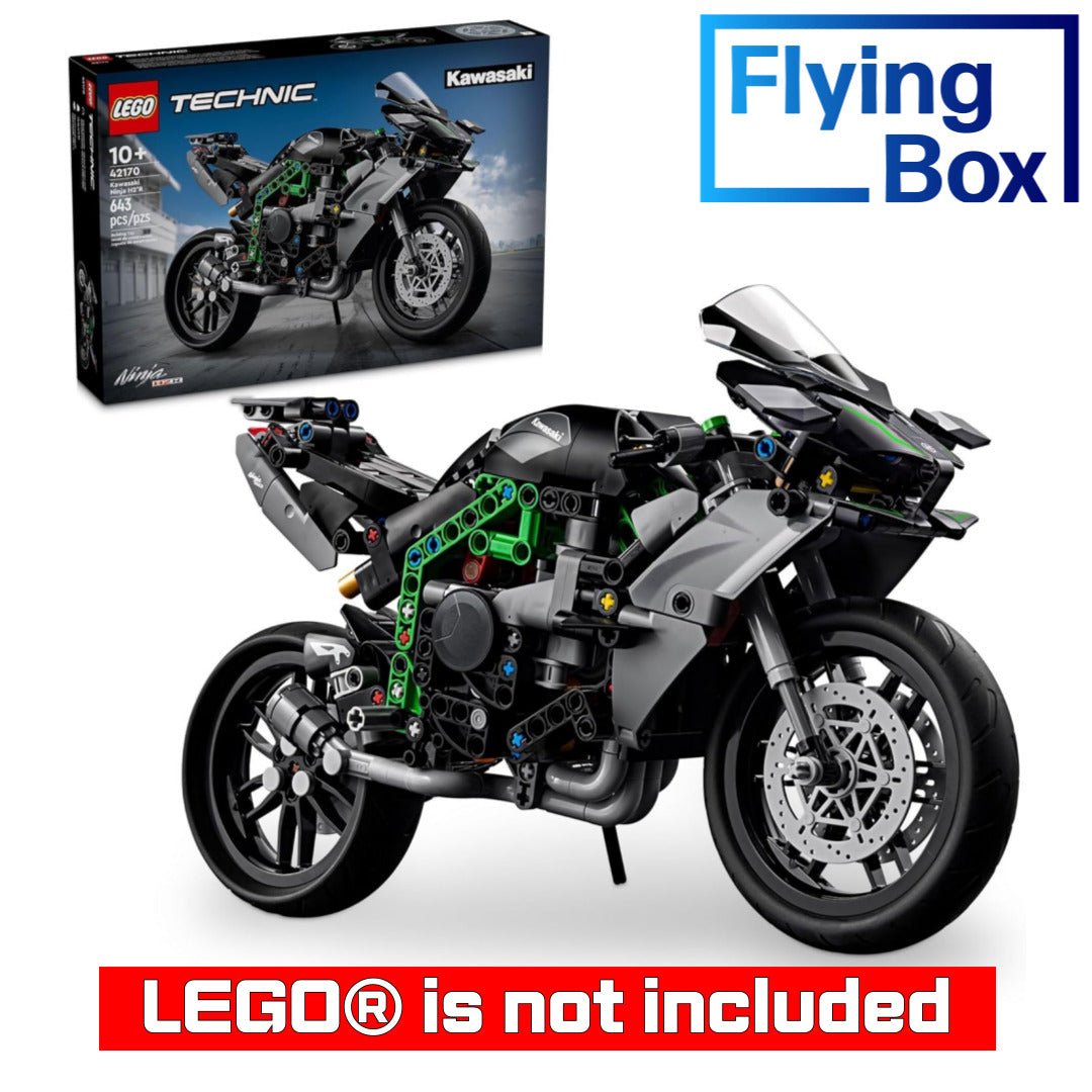 Display Case for LEGO® 42170 Technic Kawasaki Ninja H2R Motorcycle