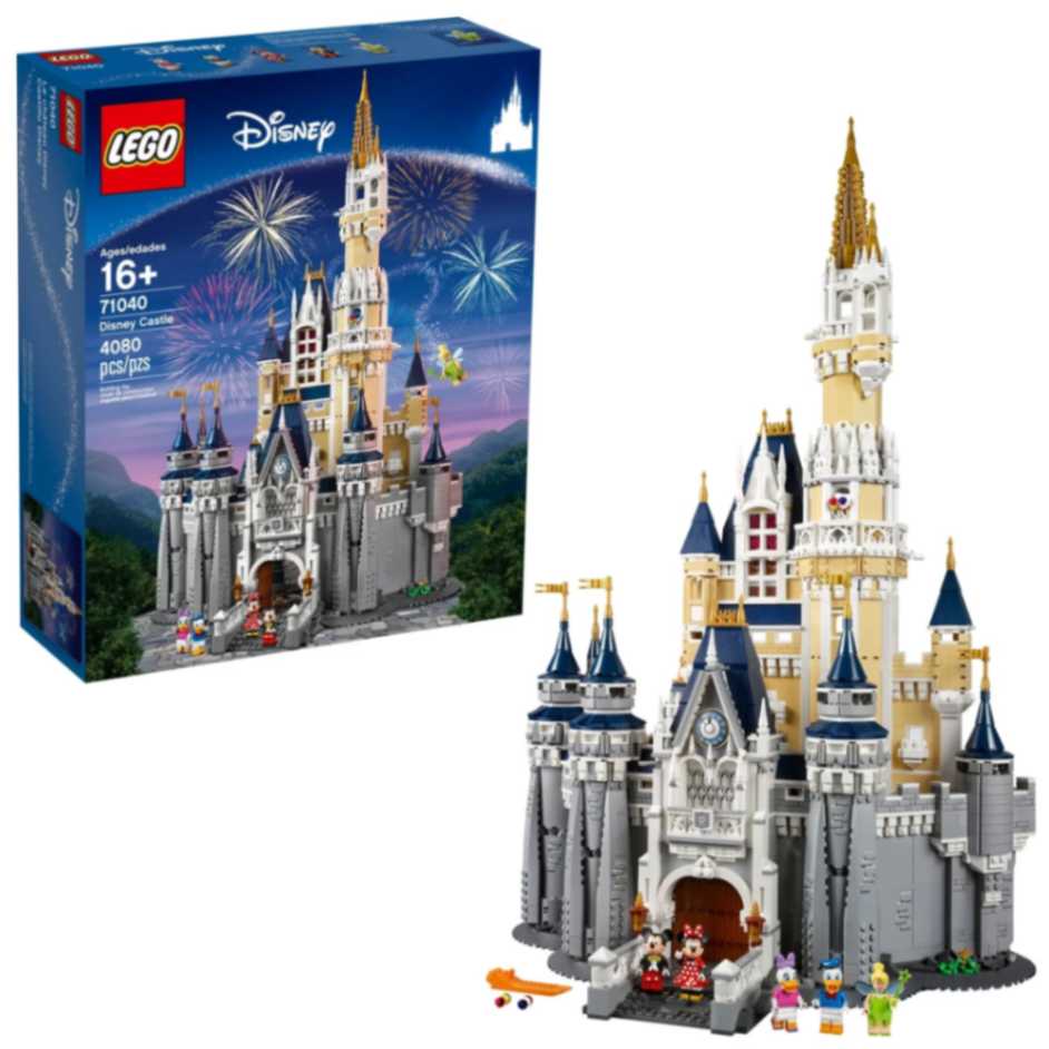 Display Case for LEGO® 71040 Disney™ The Disney Castle
