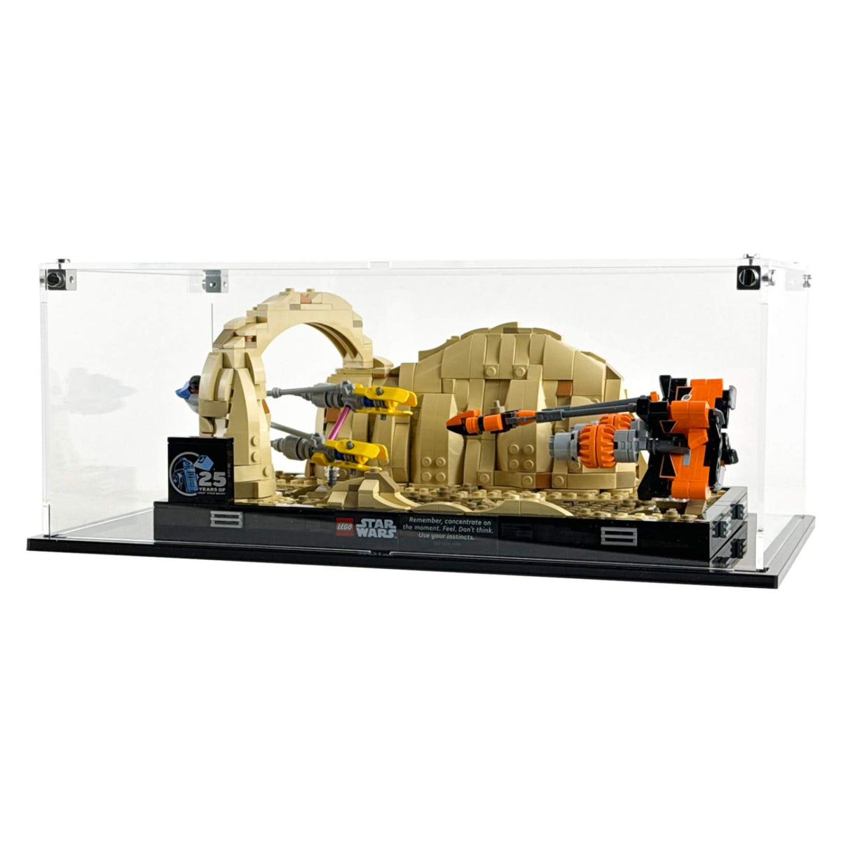 Display Case for LEGO® 75380 Star Wars™ Mos Espa Podrace™ Diorama