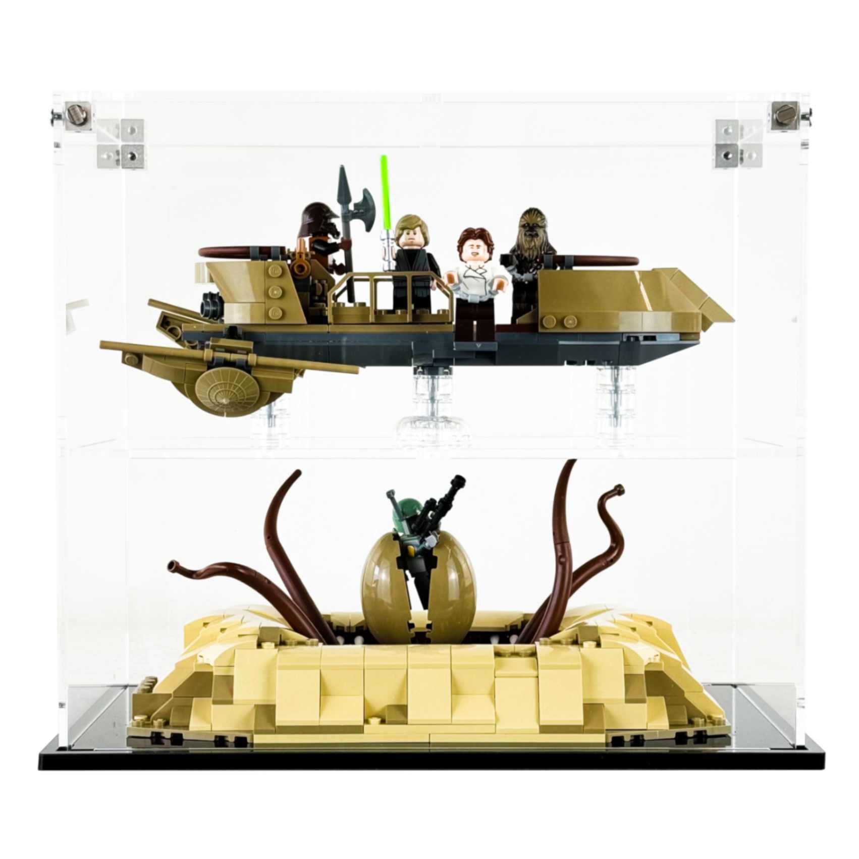 Display Case for LEGO® 75396 Star Wars™ Desert Skiff & Sarlacc Pit