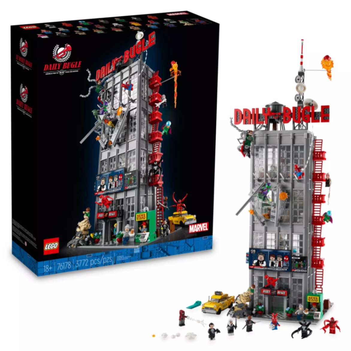 Display Case for LEGO® 76178 Marvel™ Spider-Man Daily Bugle