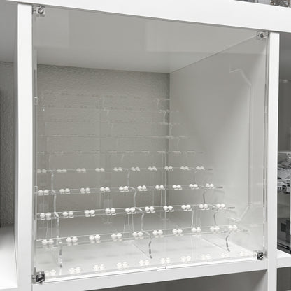 Clear window panel cover for IKEA KALLAX shelf