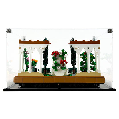 10359 display case lego icons fountain garden