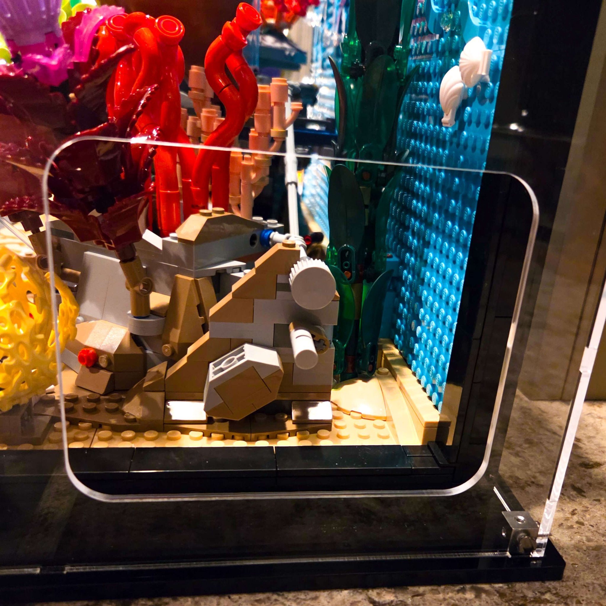 Display Case for LEGO® 10366 Icons Tropical Aquarium – Flying Box