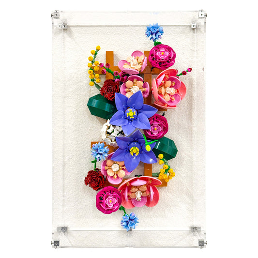 Wall Mounted Display Case for LEGO 11503 The Botanical Collection Flower Wall