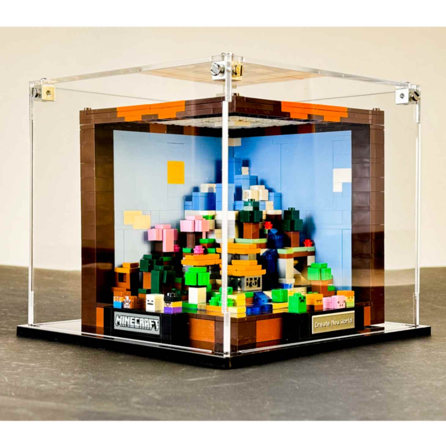 デコケース Display Case LEGO® 21265 Minecraft™ The Crafting Table – Flying Box