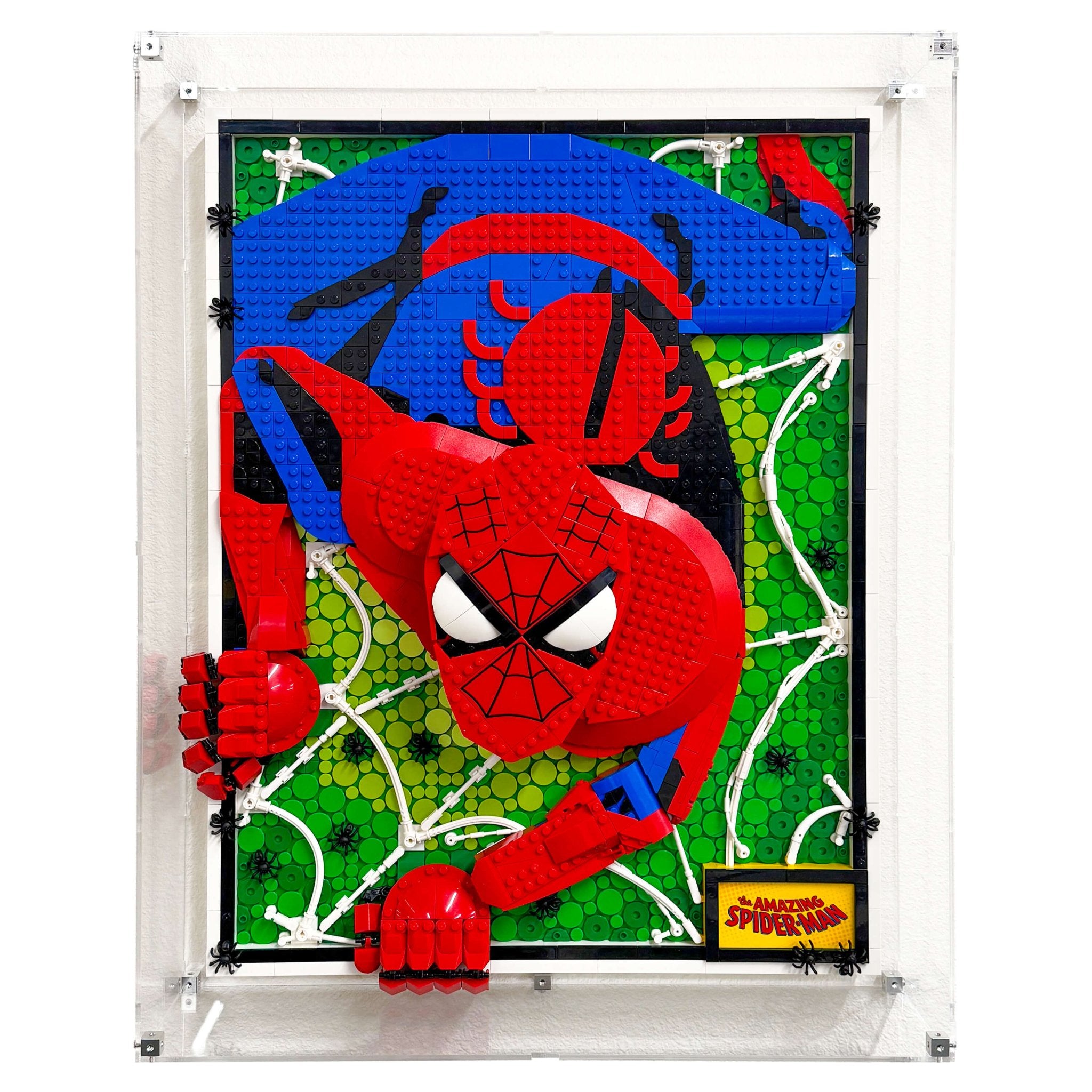 Wall Mounted Display Case for LEGO® 31209 Art The Amazing Spider