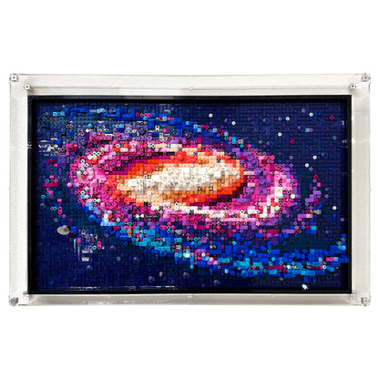 Wall Mounted Display Case for LEGO 31212 Art The Milky Way Galaxy