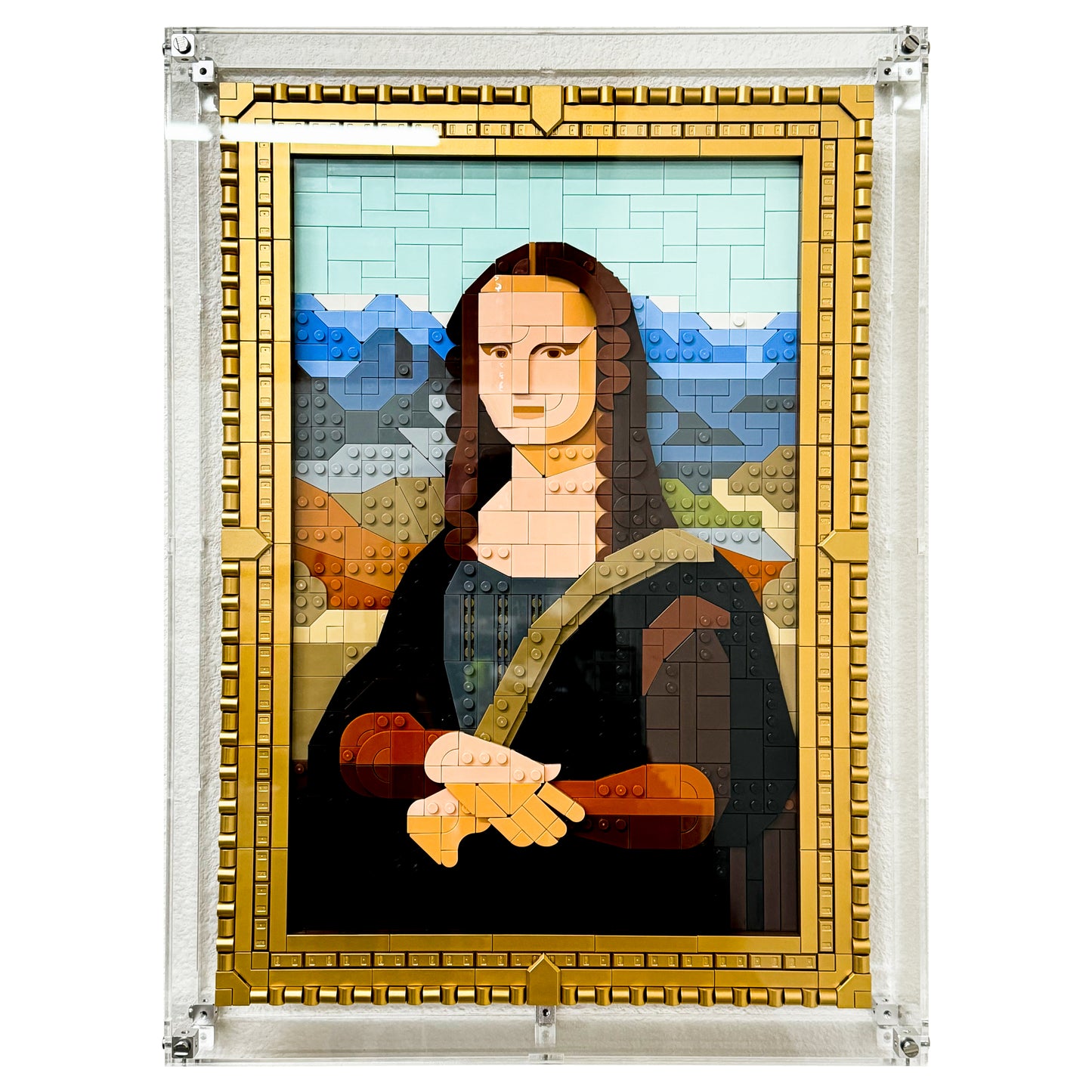Wall Mounted Display Case for LEGO 31213 Art Mona Lisa