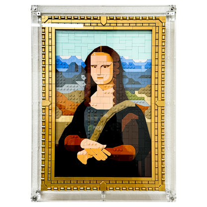 Wall Mounted Display Case for LEGO 31213 Art Mona Lisa