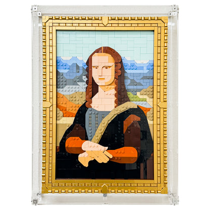 Wall Mounted Display Case for LEGO 31213 Art Mona Lisa