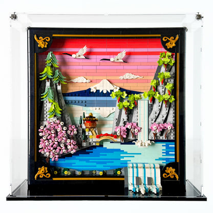 Display Case for LEGO® 31218 Art Japanese Cherry Blossom Landscape
