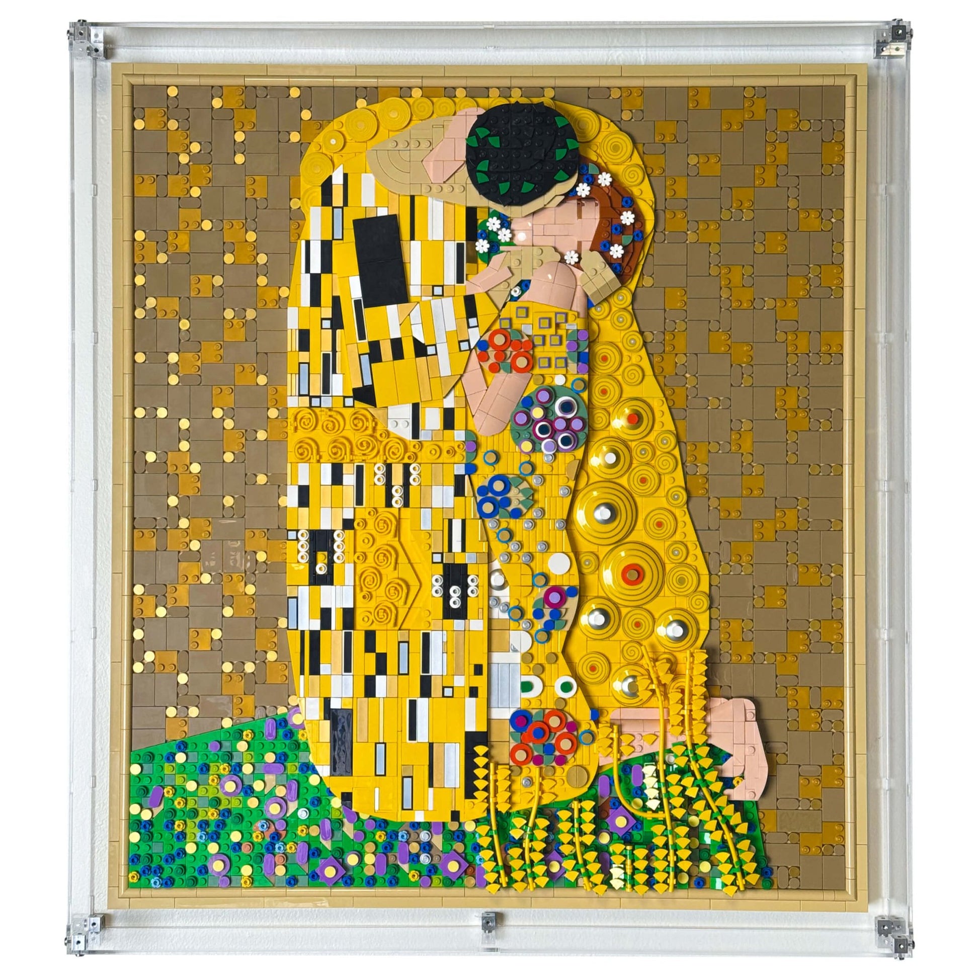 Wall Mounted Display Case for LEGO® 31221 Gustav Klimt – The Kiss