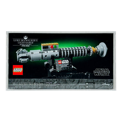 40730 lego display case star wars luke skywalker's lightsaber