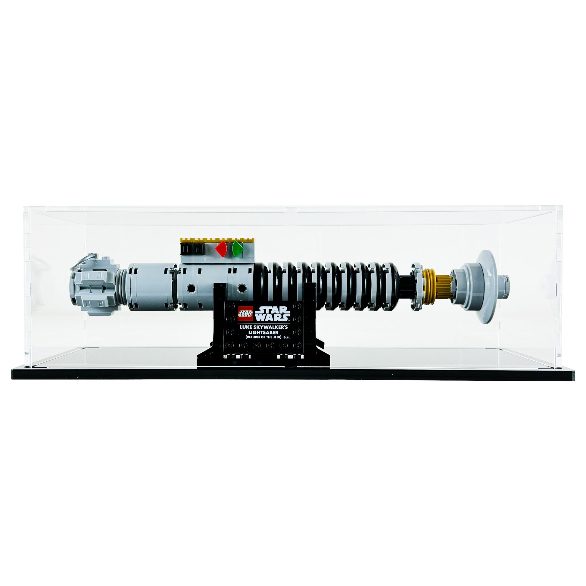 40730 lego display case star wars luke skywalker's lightsaber