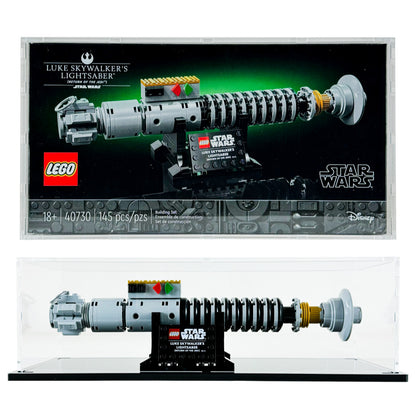 40730 lego display case star wars luke skywalker's lightsaber