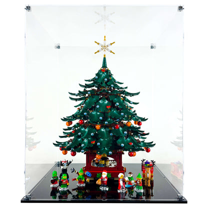 Display Case for LEGO 41843 Icons Family Christmas Tree