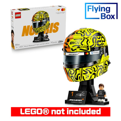 Display Case for LEGO® 43023 McLaren Mastercard F1® Team Lando Norris Helmet