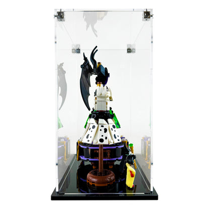 Display Case for LEGO 43262 Disney Maleficent's and Cruella De Vil's Dresses