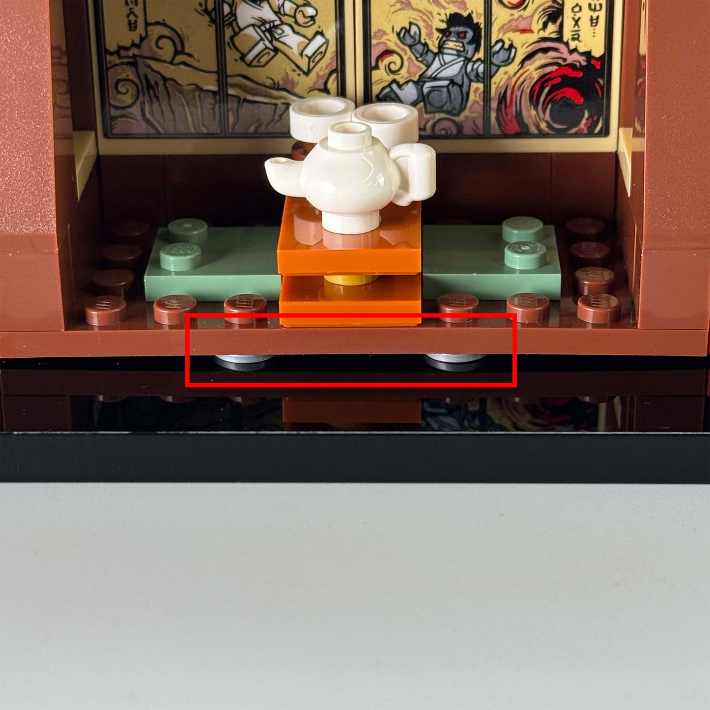 Display Case for LEGO 71866 NINJAGO Ninja Character Display 15th Anniversary