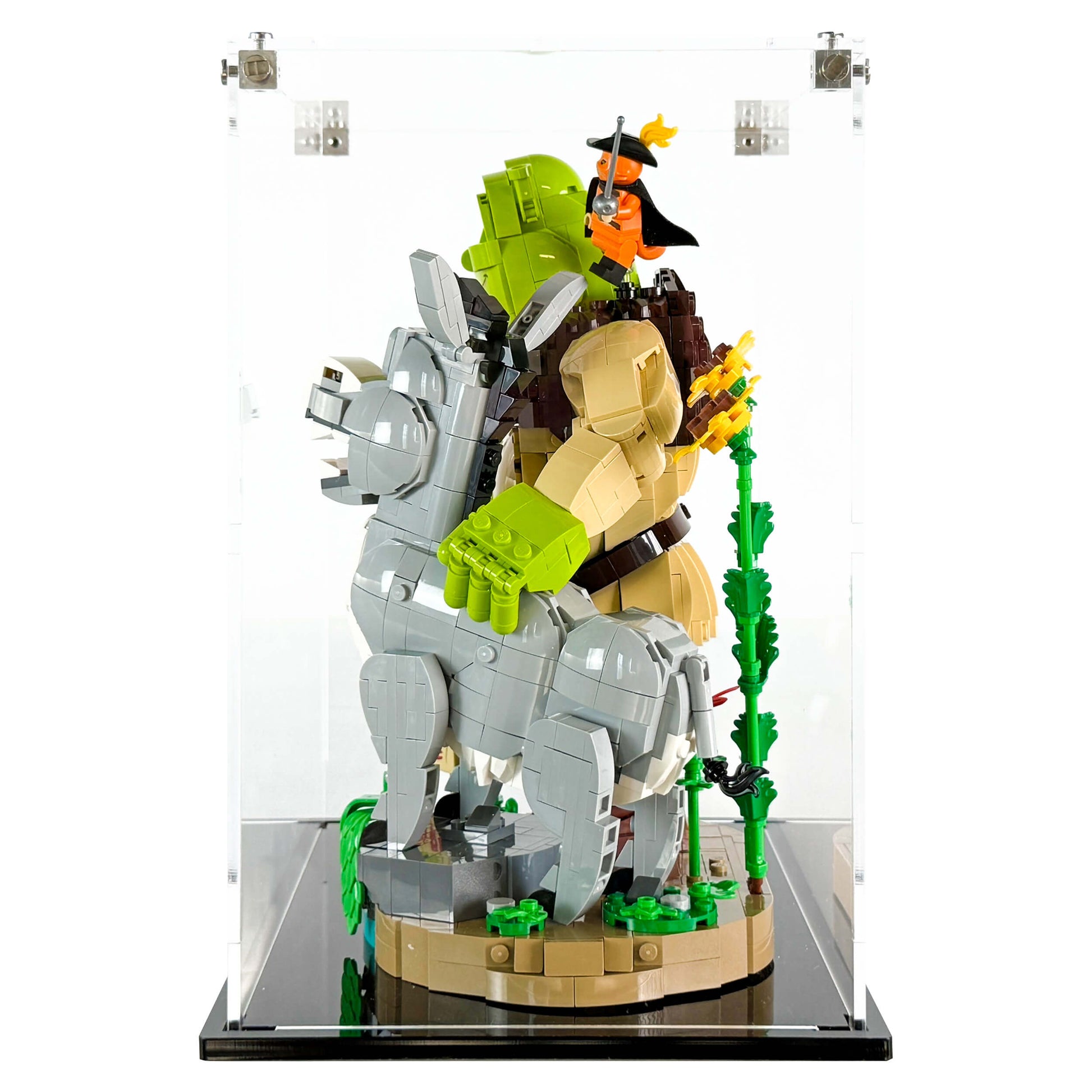 Display Case for LEGO® 72423 Shrek, Donkey & Puss in Boots