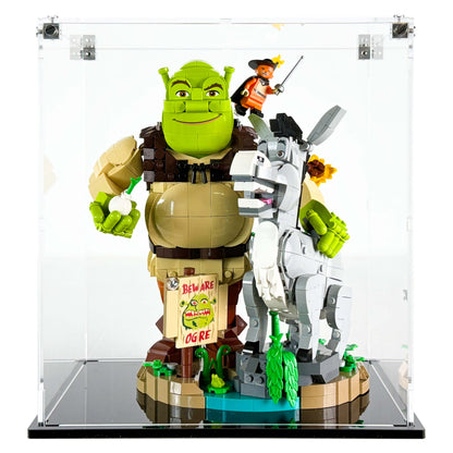 Display Case for LEGO® 72423 Shrek, Donkey & Puss in Boots