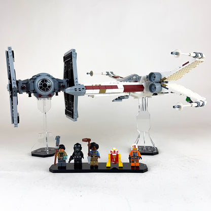 Display Stand for LEGO 75383 Star Wars TIE Fighter X-Wing Mash-up