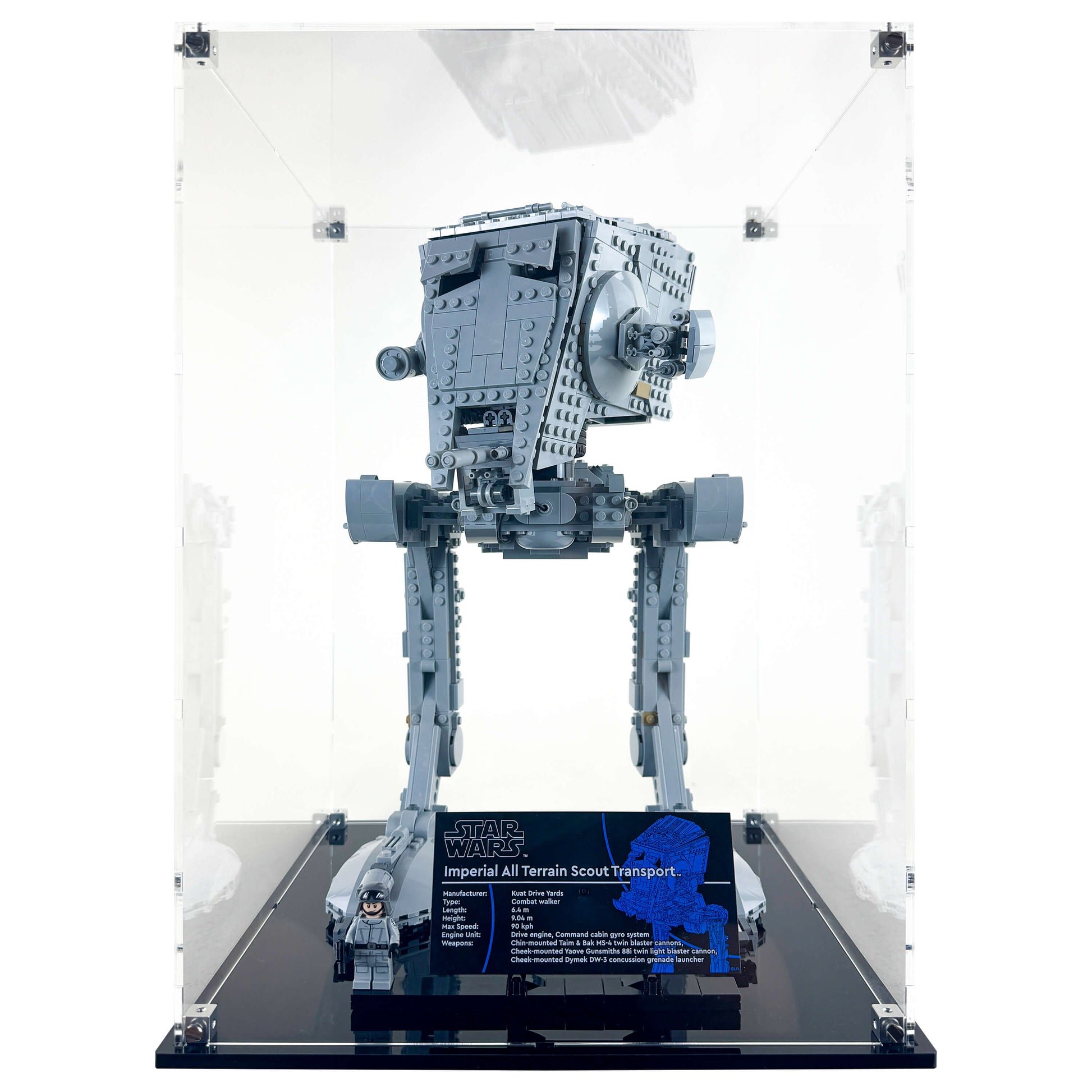Display Case for LEGO 75417 Star Wars AT-ST Walker