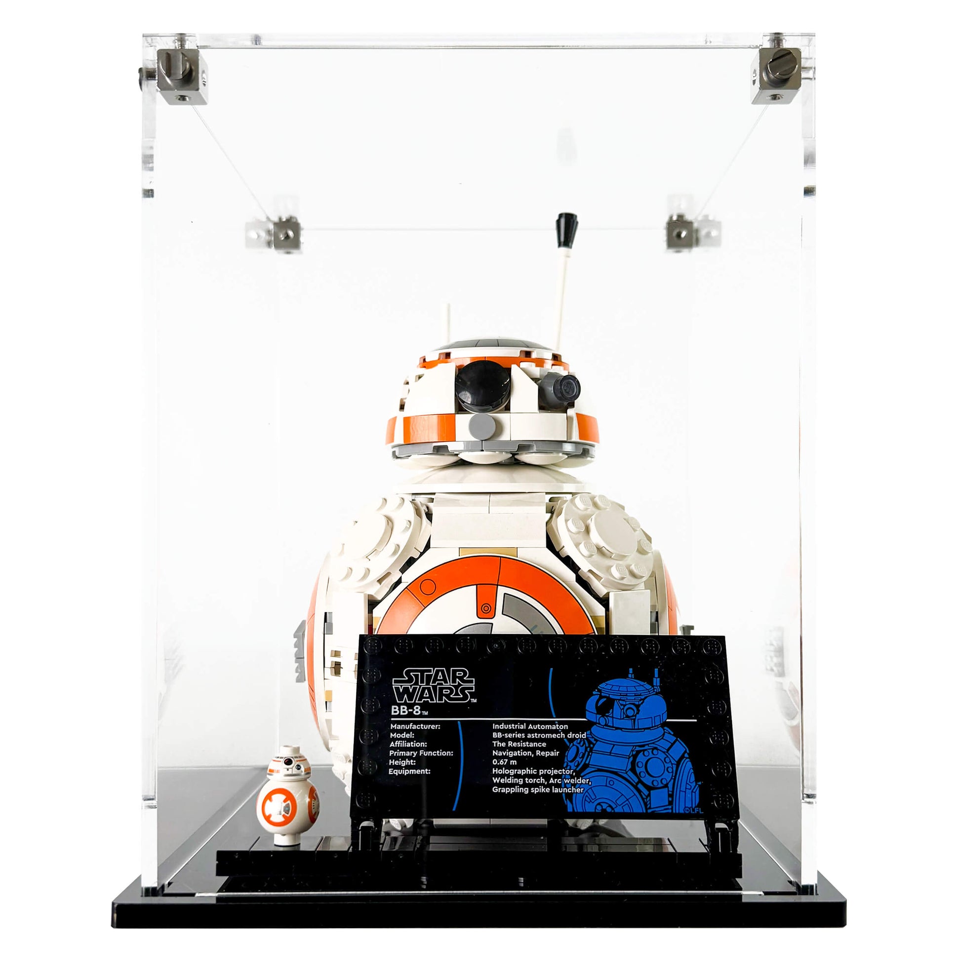 Display Case for LEGO 75452 Star Wars BB-8 Astromech Droid