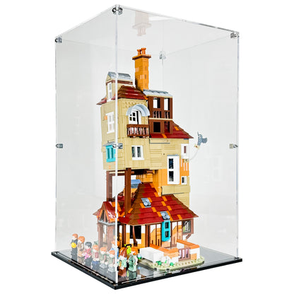 76437 display case lego harry potter the burrow collectors edition