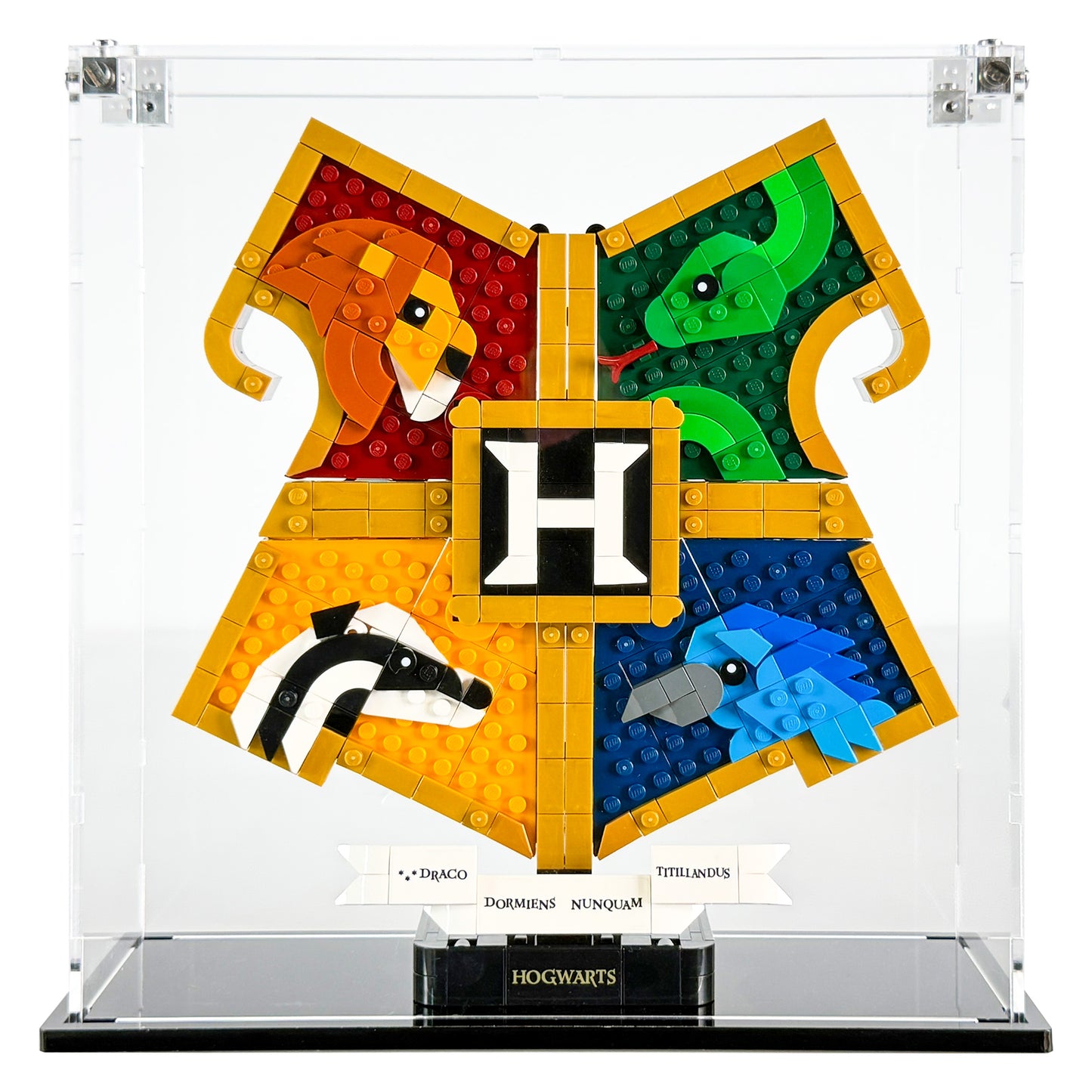 Display Case for LEGO® 76462 Harry Potter™ Hogwarts™ House Crest