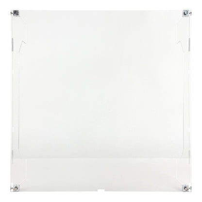 Clear window panel cover for IKEA KALLAX shelf