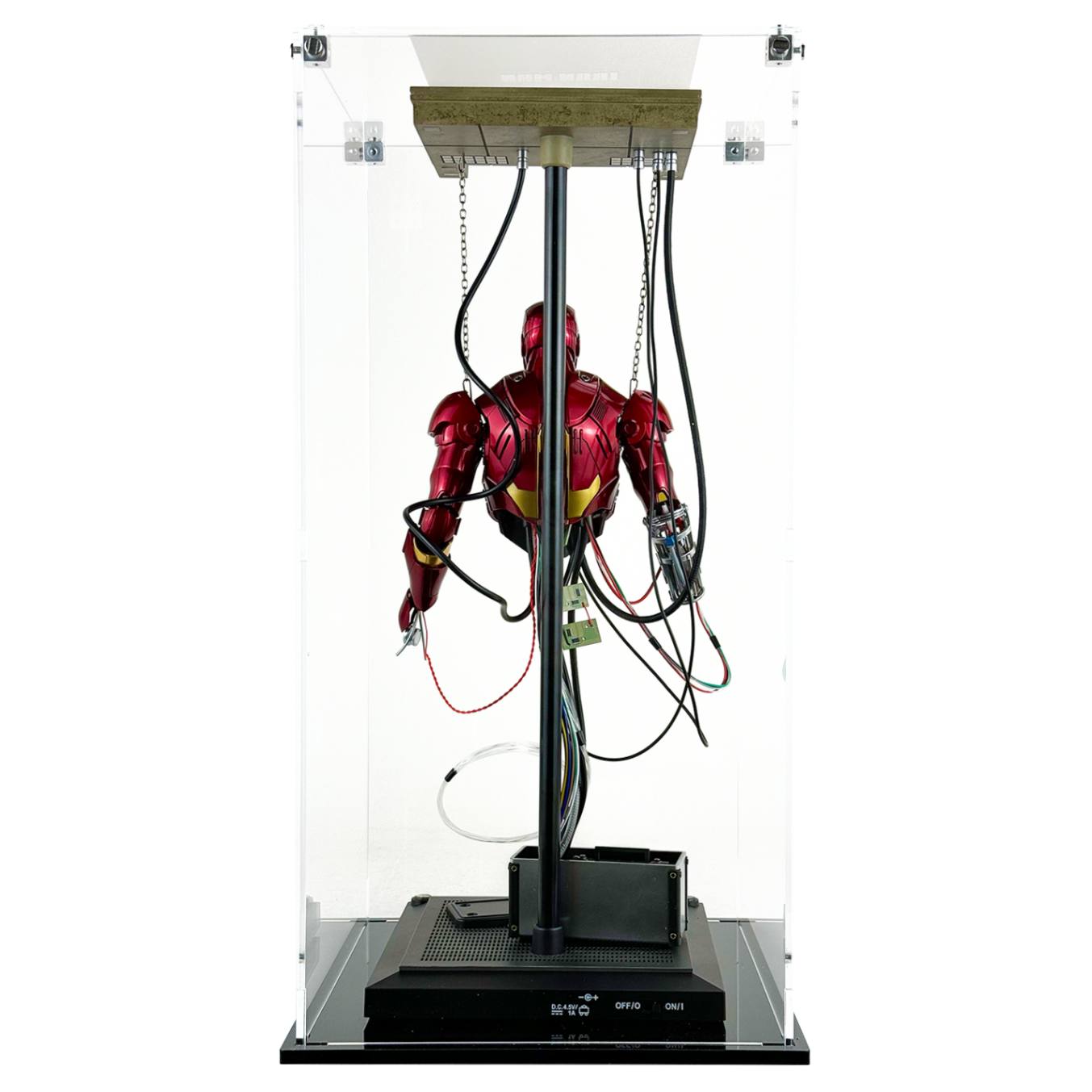 display case hot toys side show marvel iron man mark iii 3