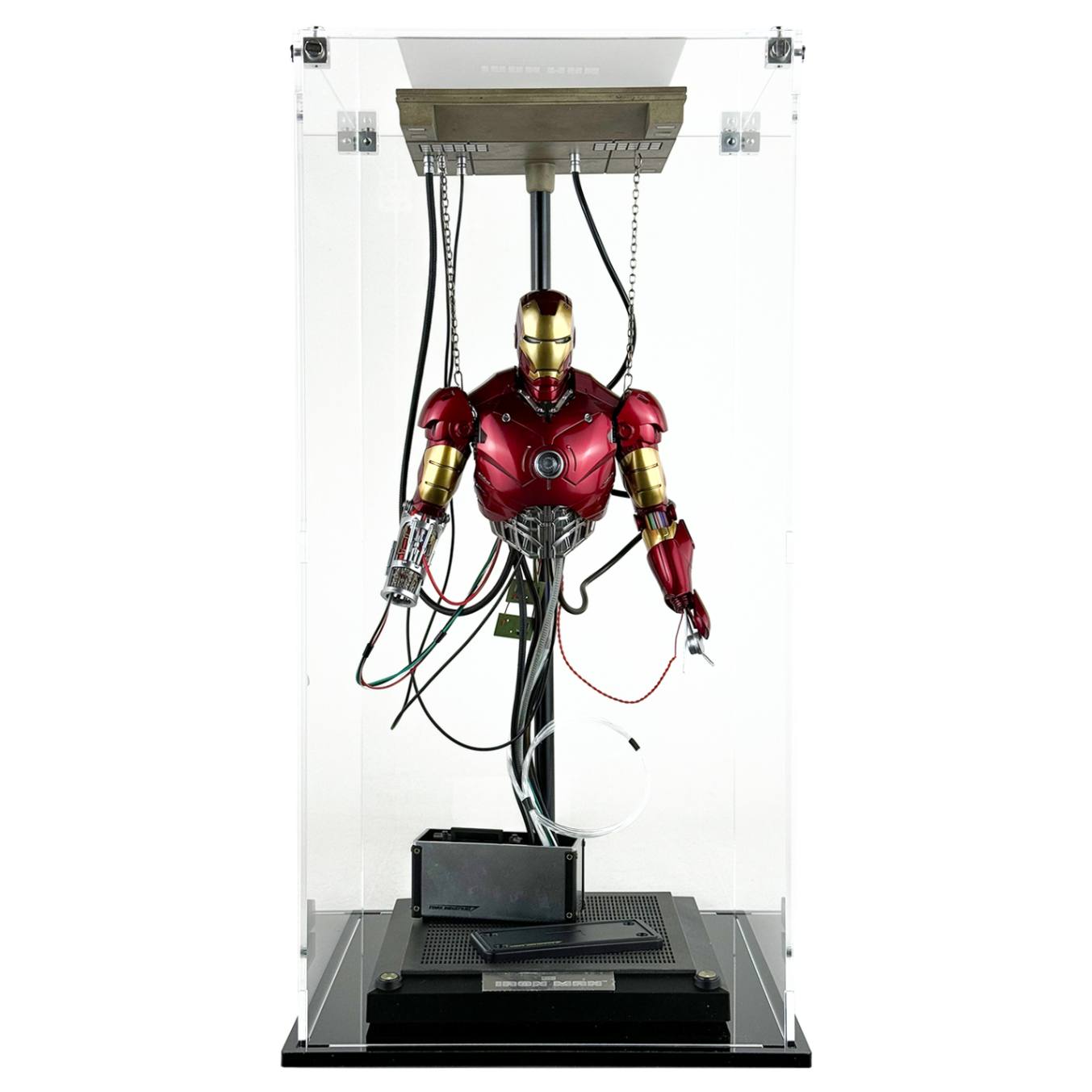 display case hot toys side show marvel iron man mark iii 3