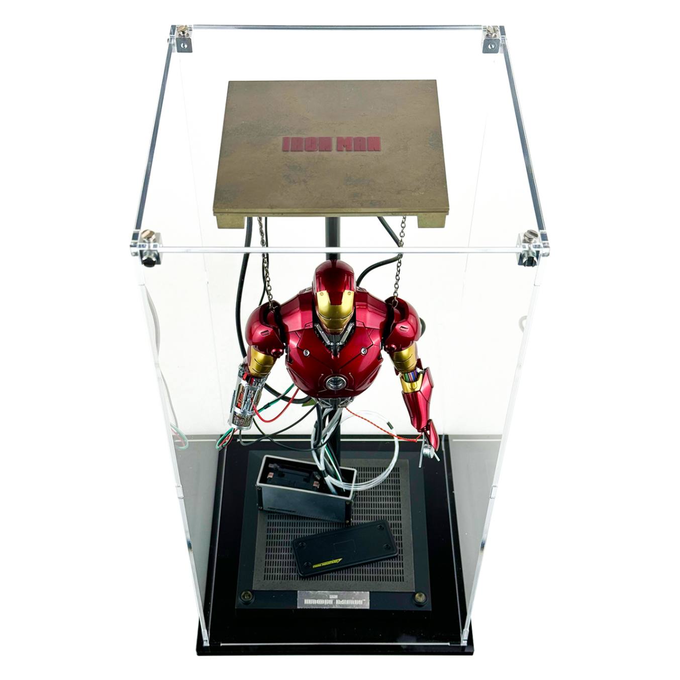 display case hot toys side show marvel iron man mark iii 3