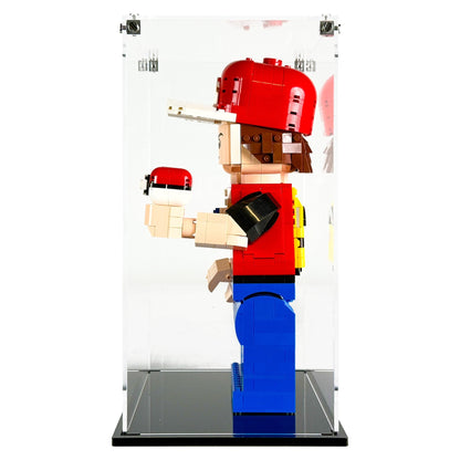Display Case for LEGO® 40868 Pokemon Up-Scaled Red Minifigure