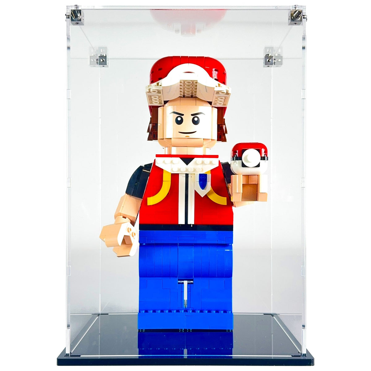 Display Case for LEGO® 40868 Pokemon Up-Scaled Red Minifigure
