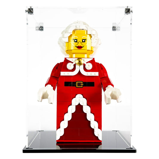 Display Case for LEGO® 40875 Up-Scaled Mrs. Claus Minifigure