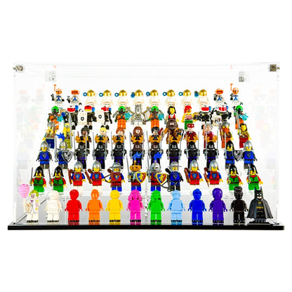 Display Case for LEGO® 72 minifigures fits 1/2 IKEA Billy
