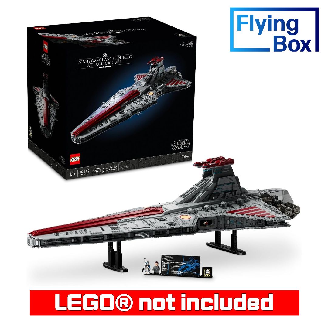 Display Case for LEGO® 75367 Star Wars™ Venator-Class Republic Attack Cruiser™