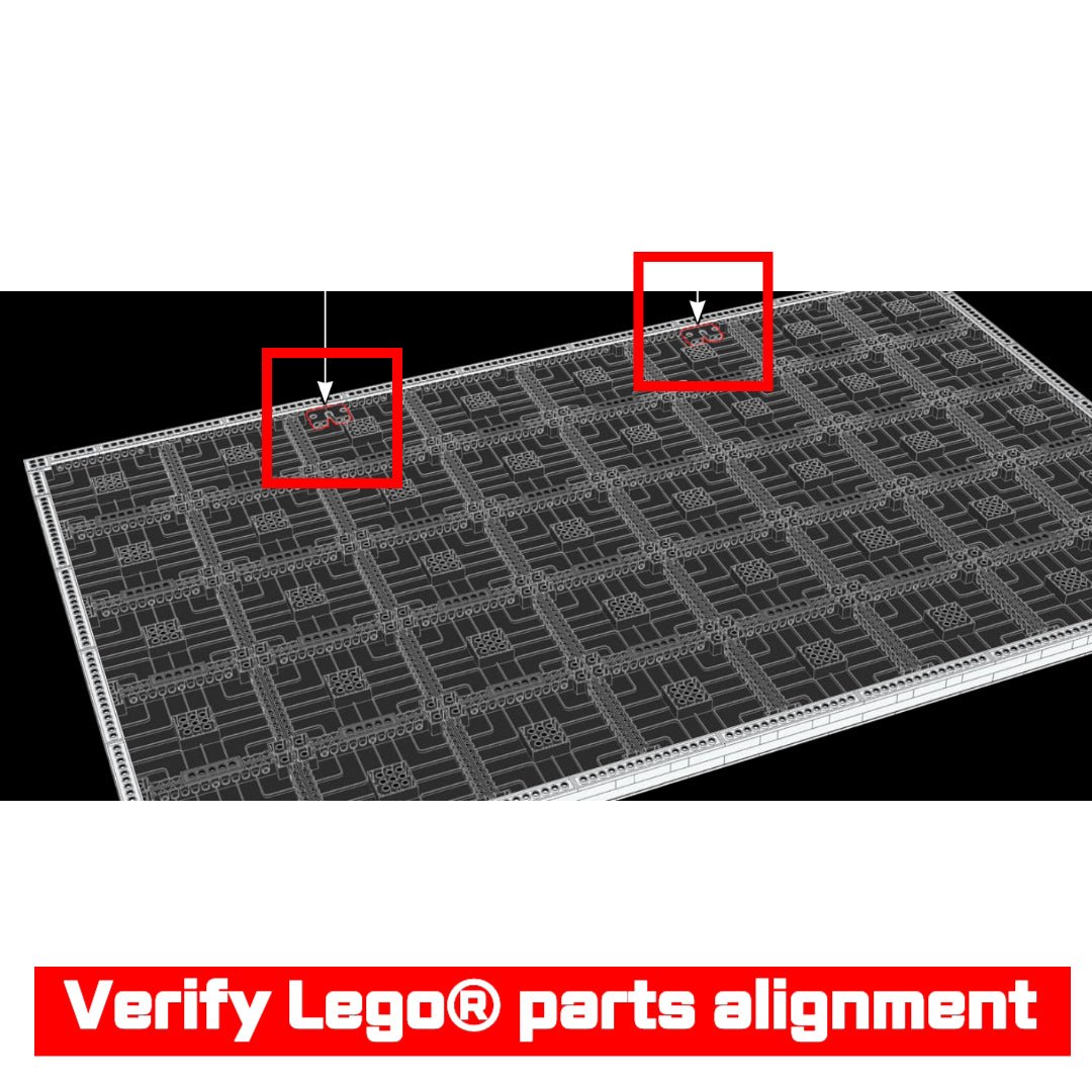 Wall Mounted Display Case for LEGO® 31203 Art World Map
