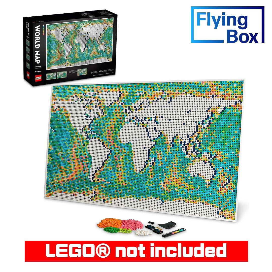 Wall Mounted Display Case for LEGO® 31203 Art World Map