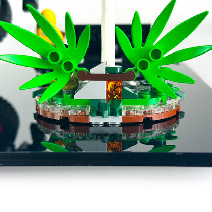 Display Case for LEGO® 77984 Jurassic World™ Jurassic Park Jeep® Wrangler