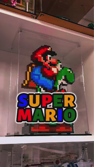 71438 display case lego super mario world mario yoshi