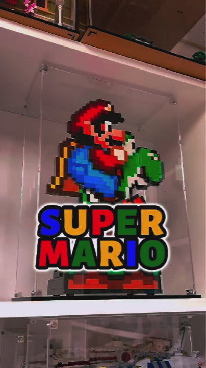 71438 display case lego super mario world mario yoshi