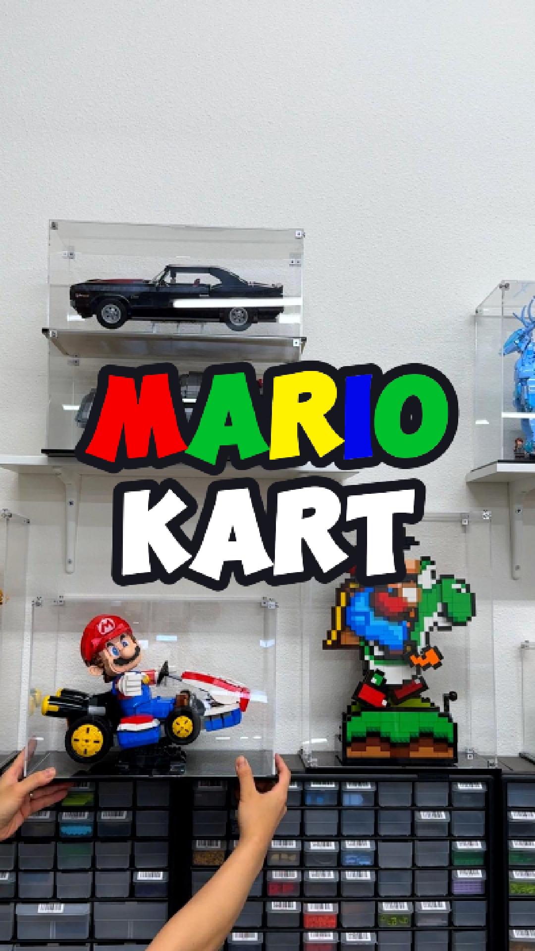 Display Case for LEGO® 72037 Super Mario™ Mario Kart™ – Mario