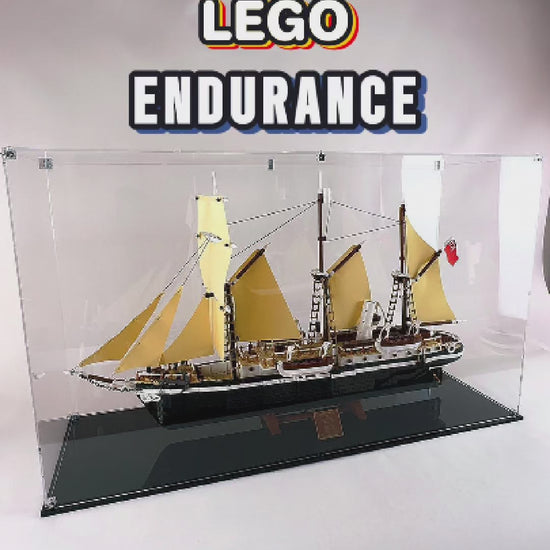 lego display case icons the endurance 10335 video