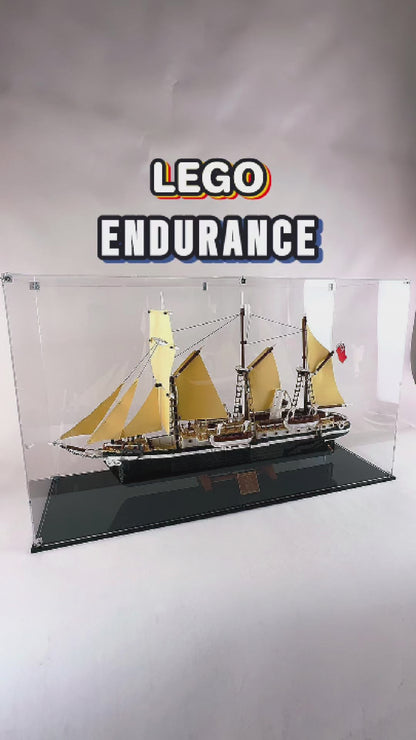 lego display case icons the endurance 10335 video