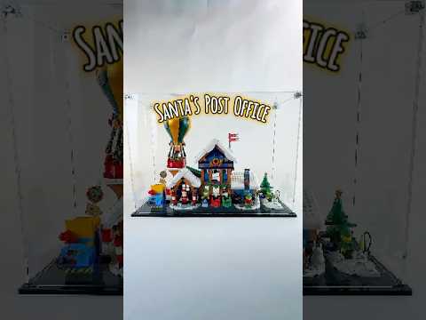10339 display case lego icons santa's post office
